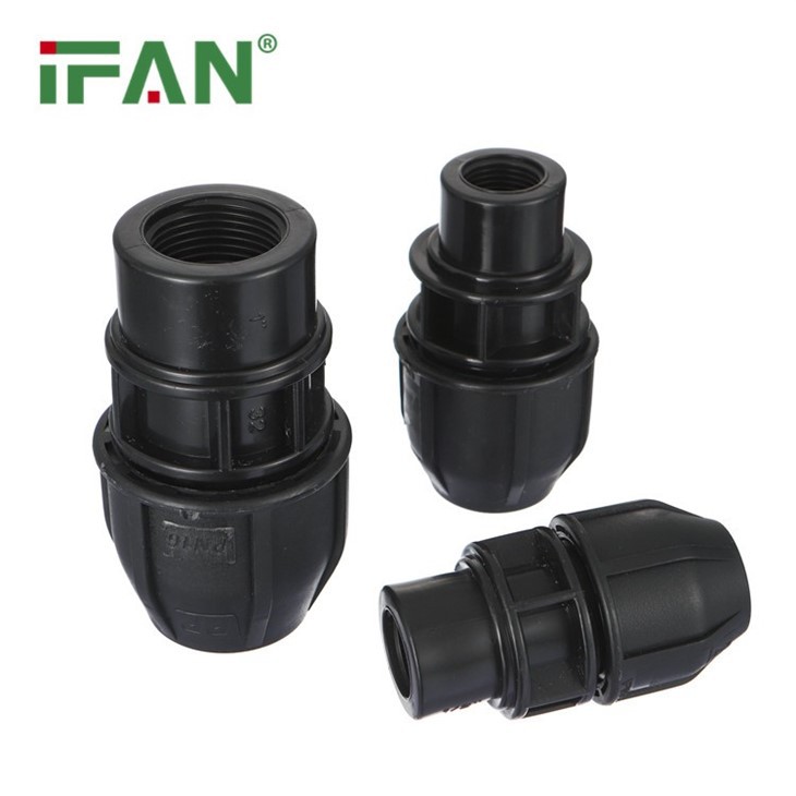 High Quality PP Compression Fittings For HDPE Water Pipes high quality
